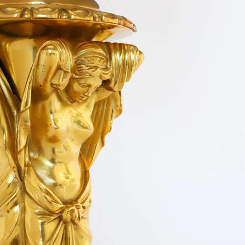 Mid 19th Century Empire Style Ormolu Table Lamp