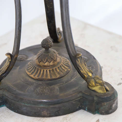 Antique French 19th Century Bronze Lamp