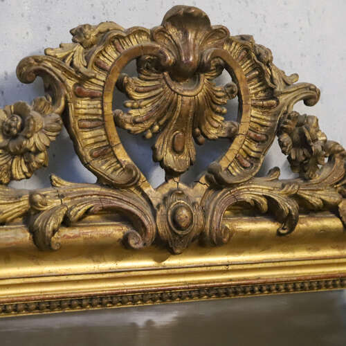 Ornate gilt mirror