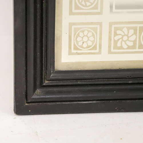 Late Victorian English Acid Etched Pub Mirror from Maida Vale, c.1900