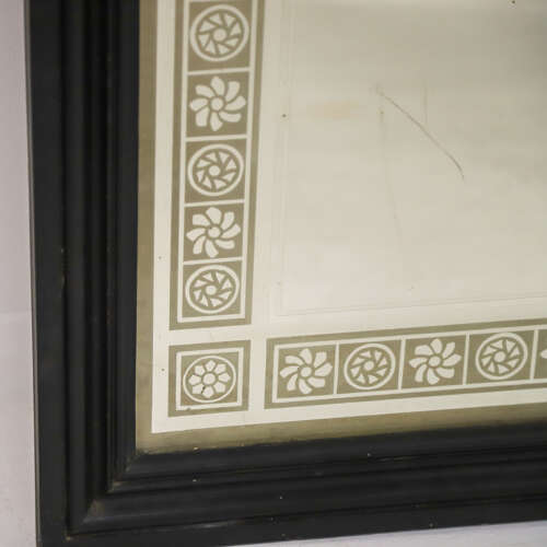 Late Victorian English Acid Etched Pub Mirror from Maida Vale, c.1900