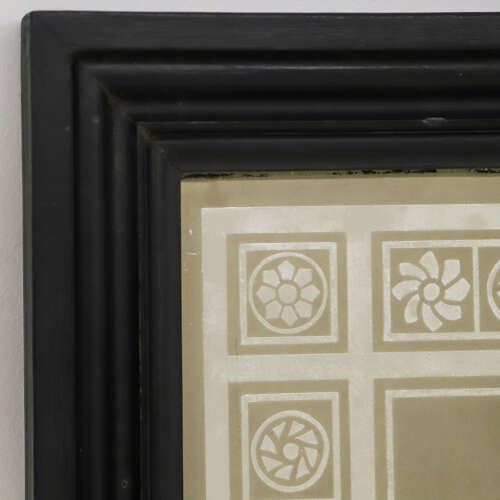 Late Victorian English Acid Etched Pub Mirror from Maida Vale, c.1900