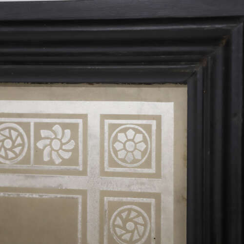 Late Victorian English Acid Etched Pub Mirror from Maida Vale, c.1900