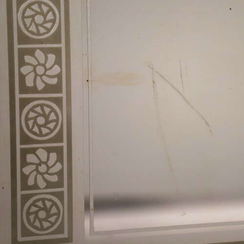 Late Victorian English Acid Etched Pub Mirror from Maida Vale, c.1900