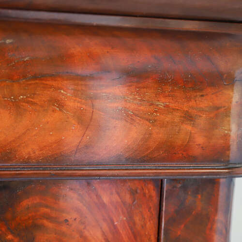 19th C All original French Secrétaire à Abattant Cabinet - Marble Top & Secret Drawers