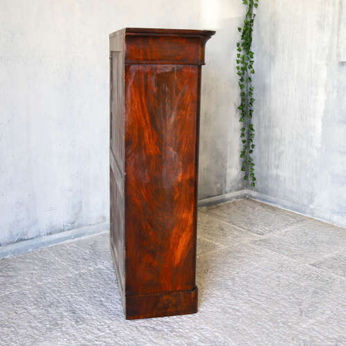 19th C All original French Secrétaire à Abattant Cabinet - Marble Top & Secret Drawers