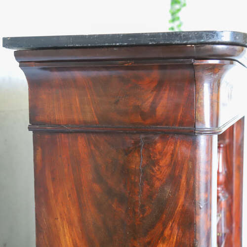 19th C All original French Secrétaire à Abattant Cabinet - Marble Top & Secret Drawers