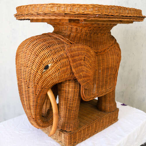 Rattan elephant