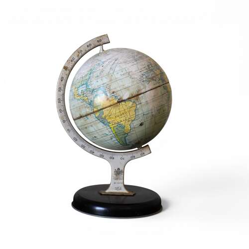Mid‑Century Chad Valley Globe — Made in England circa 1950