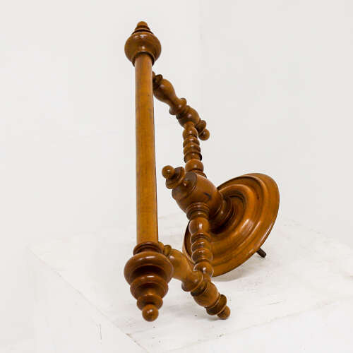 French Napoléon III Cherry Wood Towel Rail — Circa 1880