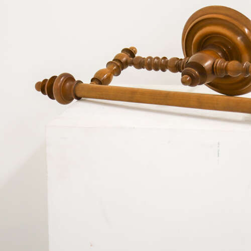 French Napoléon III Cherry Wood Towel Rail — Circa 1880