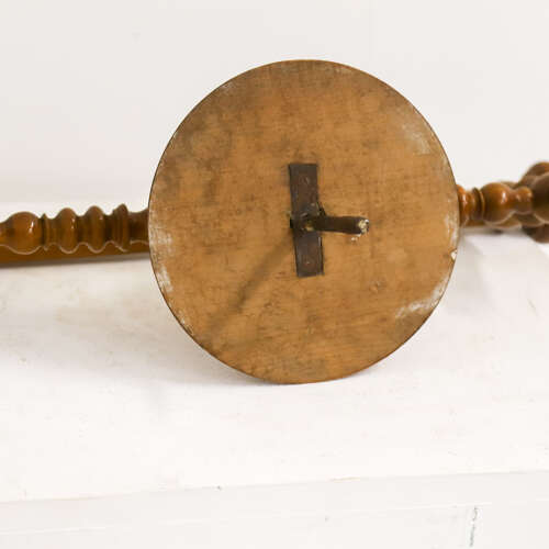 French Napoléon III Cherry Wood Towel Rail — Circa 1880