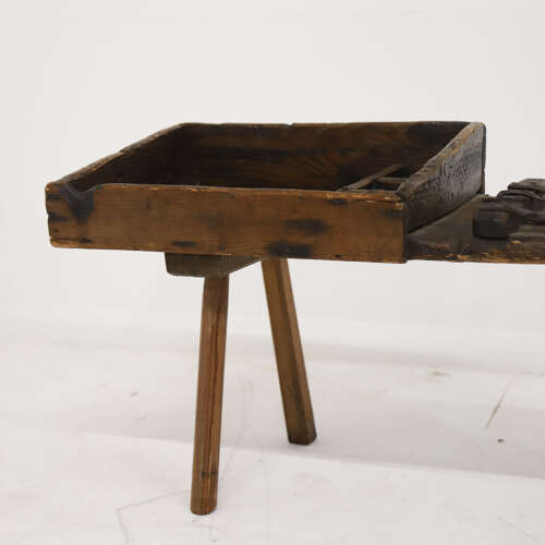 19th Century Cobbler’s Bench — Primitive Folk Art & Social History