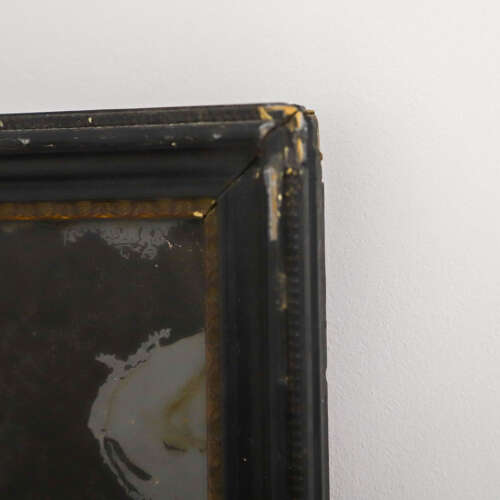 Pair of English Portraits on Glass — Gainsborough Style, Circa 1830