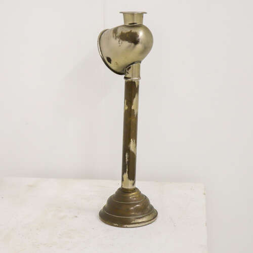 Victorian Spring-Loaded Lacemaker’s Reading Candle Lamp, English c.1890